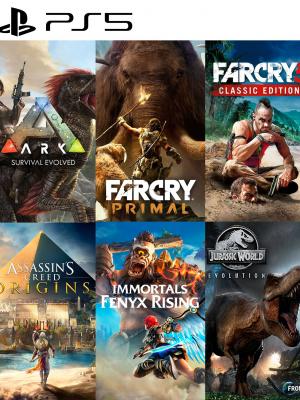 Pack de 6 juegos aventura ps5